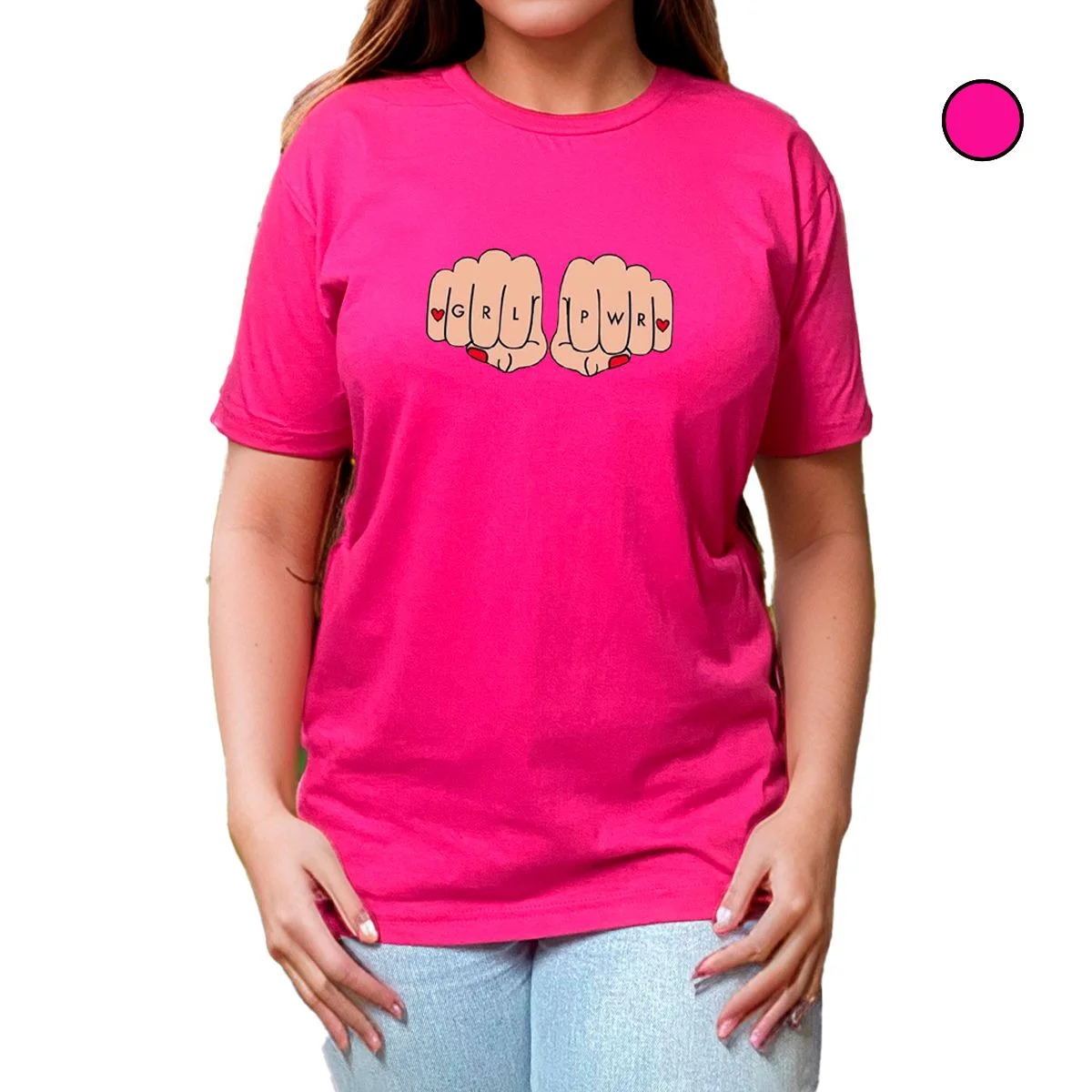 Camiseta Feminina Rosa